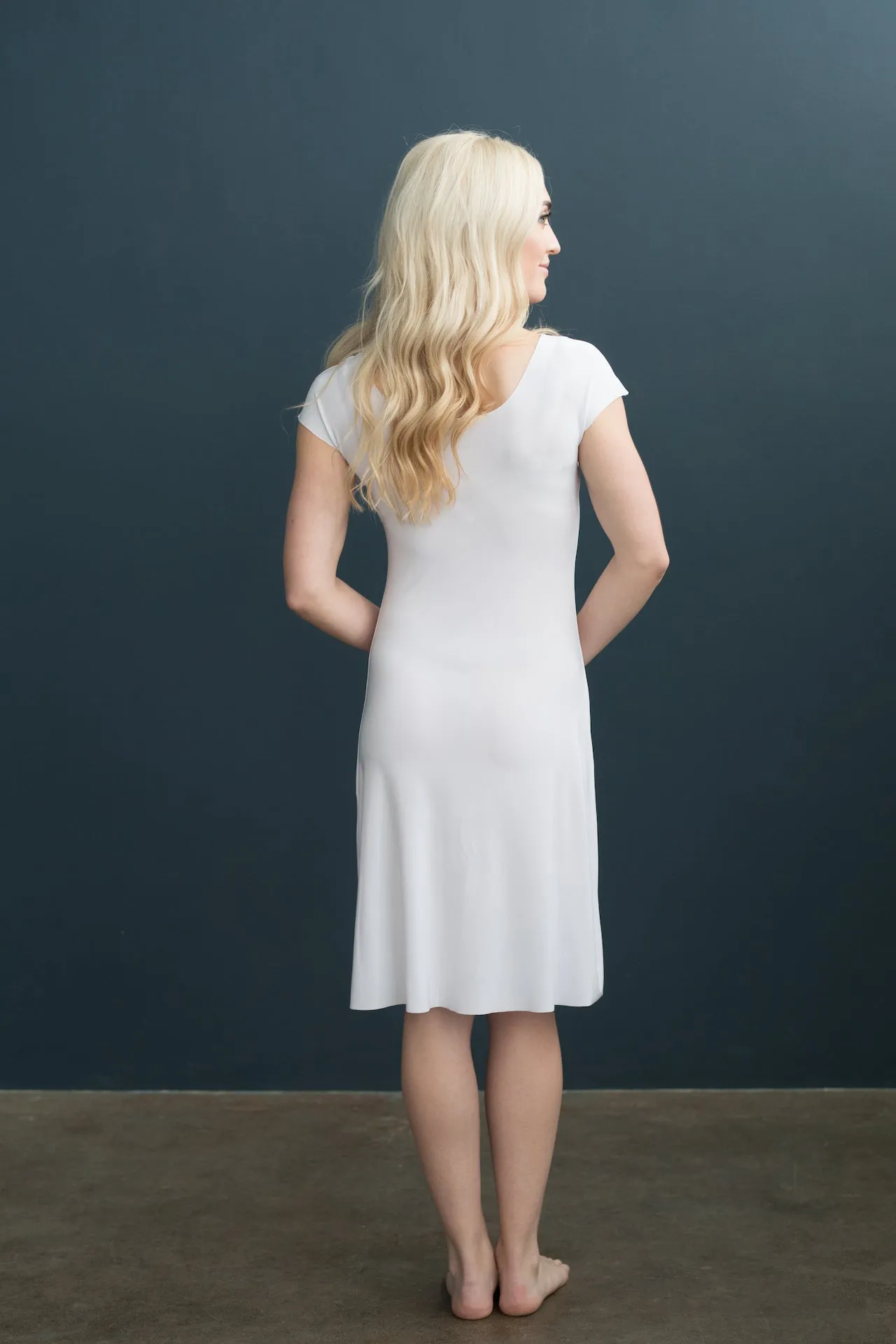 Lizzy Slip Cap Sleeve V-Neck Dress Slip - MATERNITY