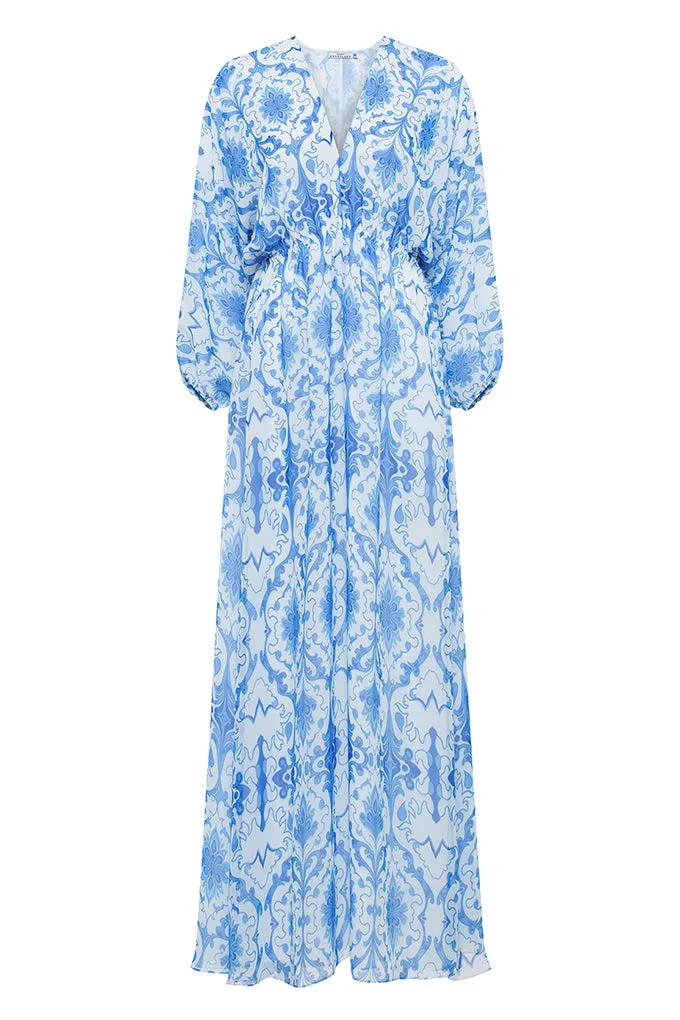 Long dress with incredible pattern  Maison D'Angel Ann