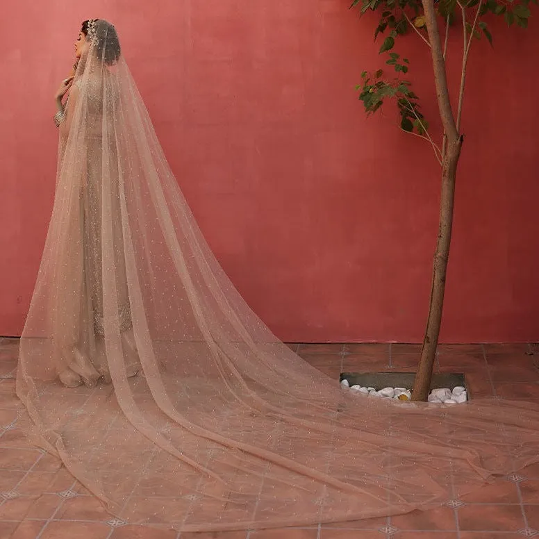 Long Kameez and Silk Lehenga Pakistani Wedding Dresses