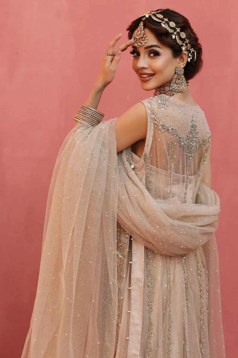Long Kameez and Silk Lehenga Pakistani Wedding Dresses