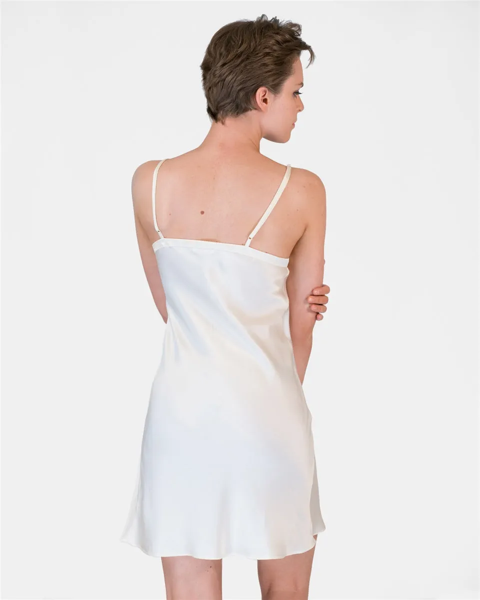Love & Lustre Silk Chemise - Cream