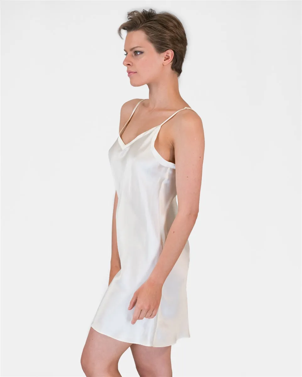 Love & Lustre Silk Chemise - Cream