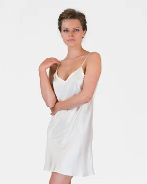 Love & Lustre Silk Chemise - Cream