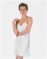 Love & Lustre Silk Chemise - Cream