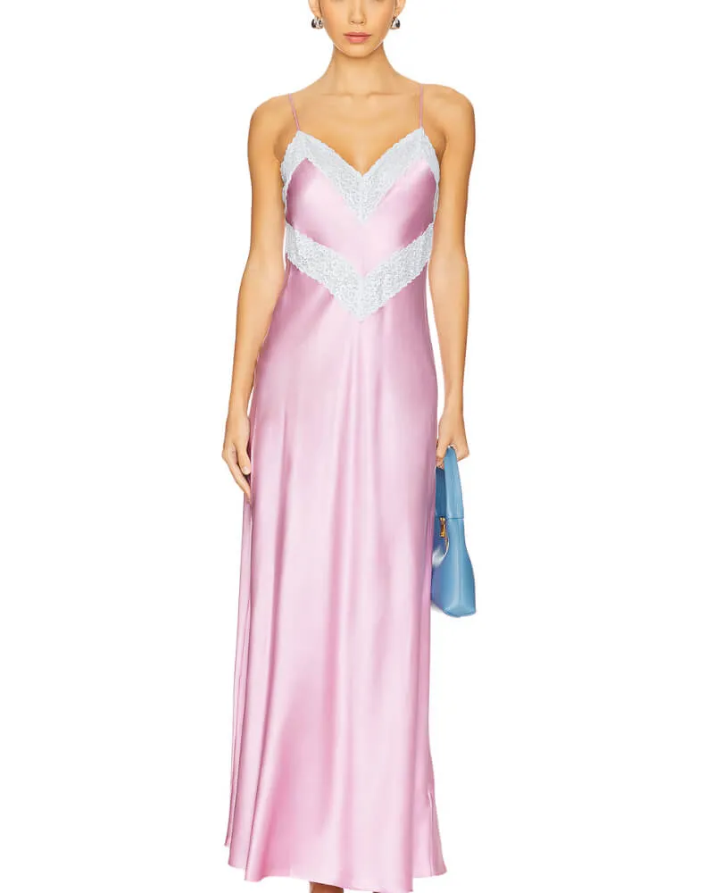 Love Shack Fancy - Serita dress in violet Elegance