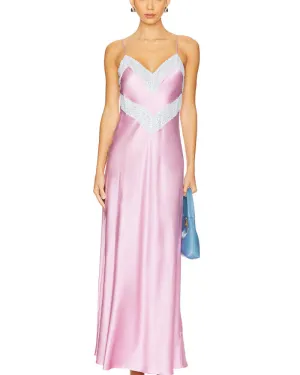 Love Shack Fancy - Serita dress in violet Elegance
