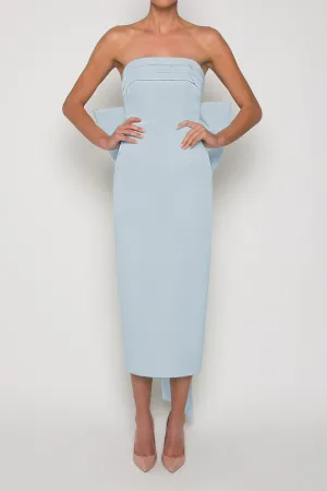 Margaret Silk Faille Midi Dress