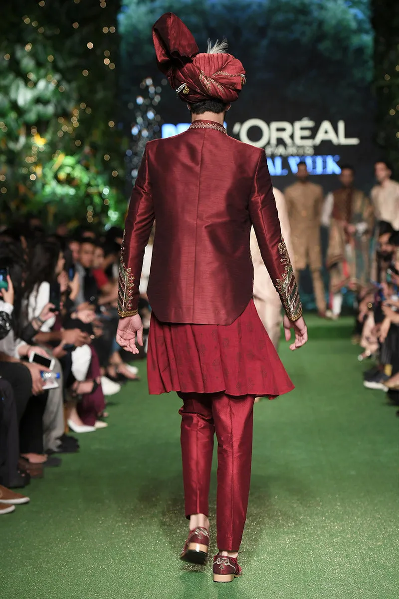 marron waistcoat