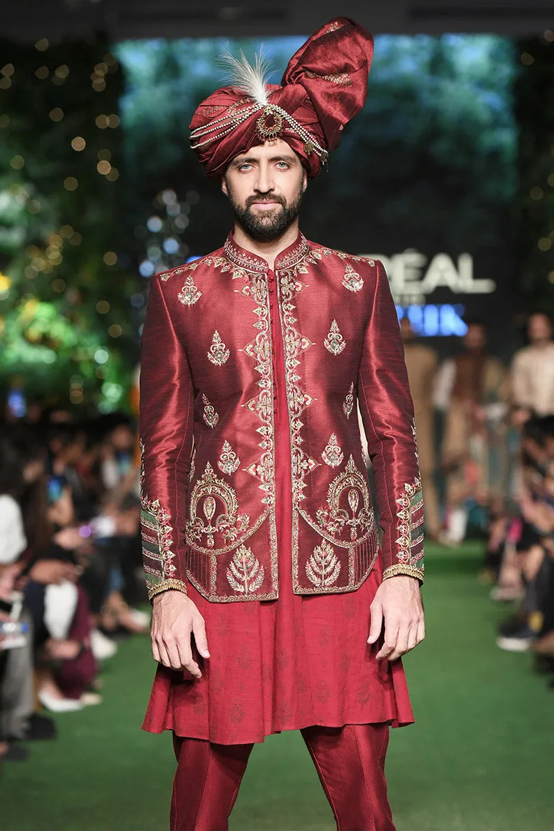 marron waistcoat
