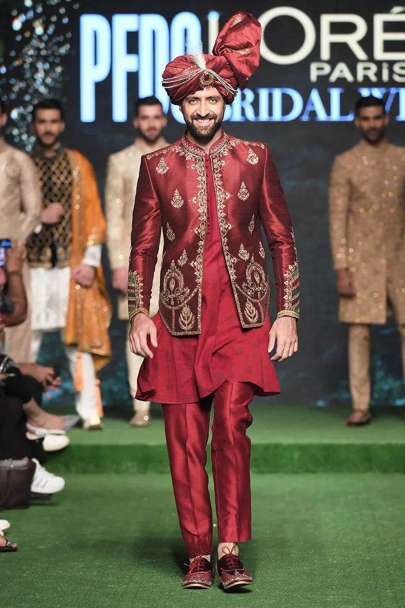 marron waistcoat