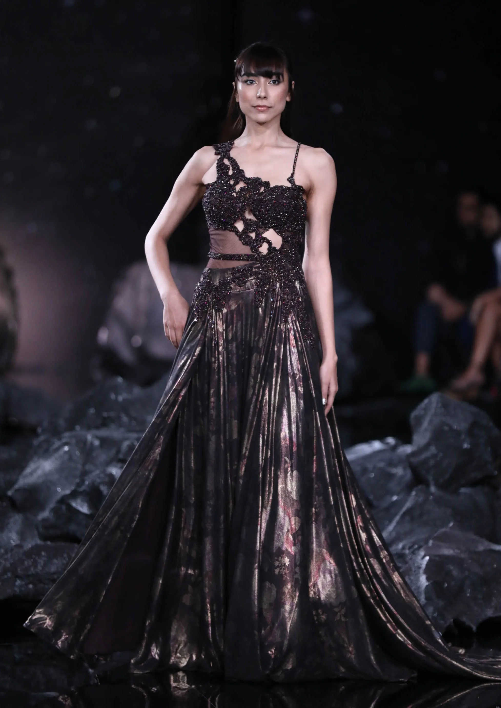 Medea Burnt Brown Gown