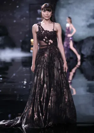 Medea Burnt Brown Gown