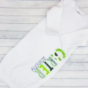 Newborn Multi Color Gown