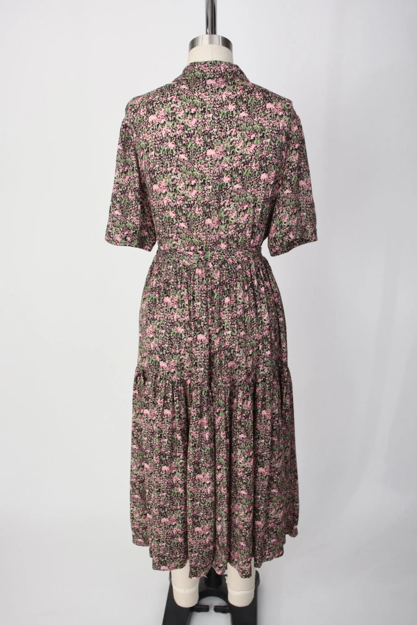 No. 6 Silk Impressionist Art Dress