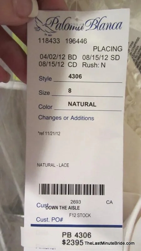 Paloma Blanca 4306