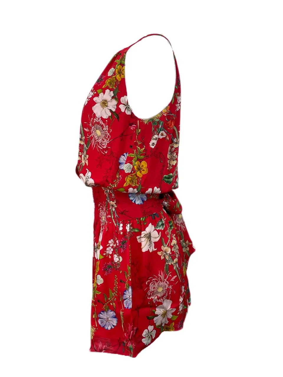 PARKER Women's Red Sangria Silk Mini Dress Size S NWT