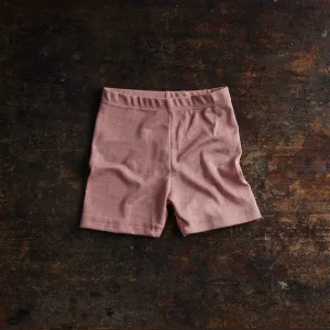 Rhea Shorts - Merino Wool & Silk - Orchid