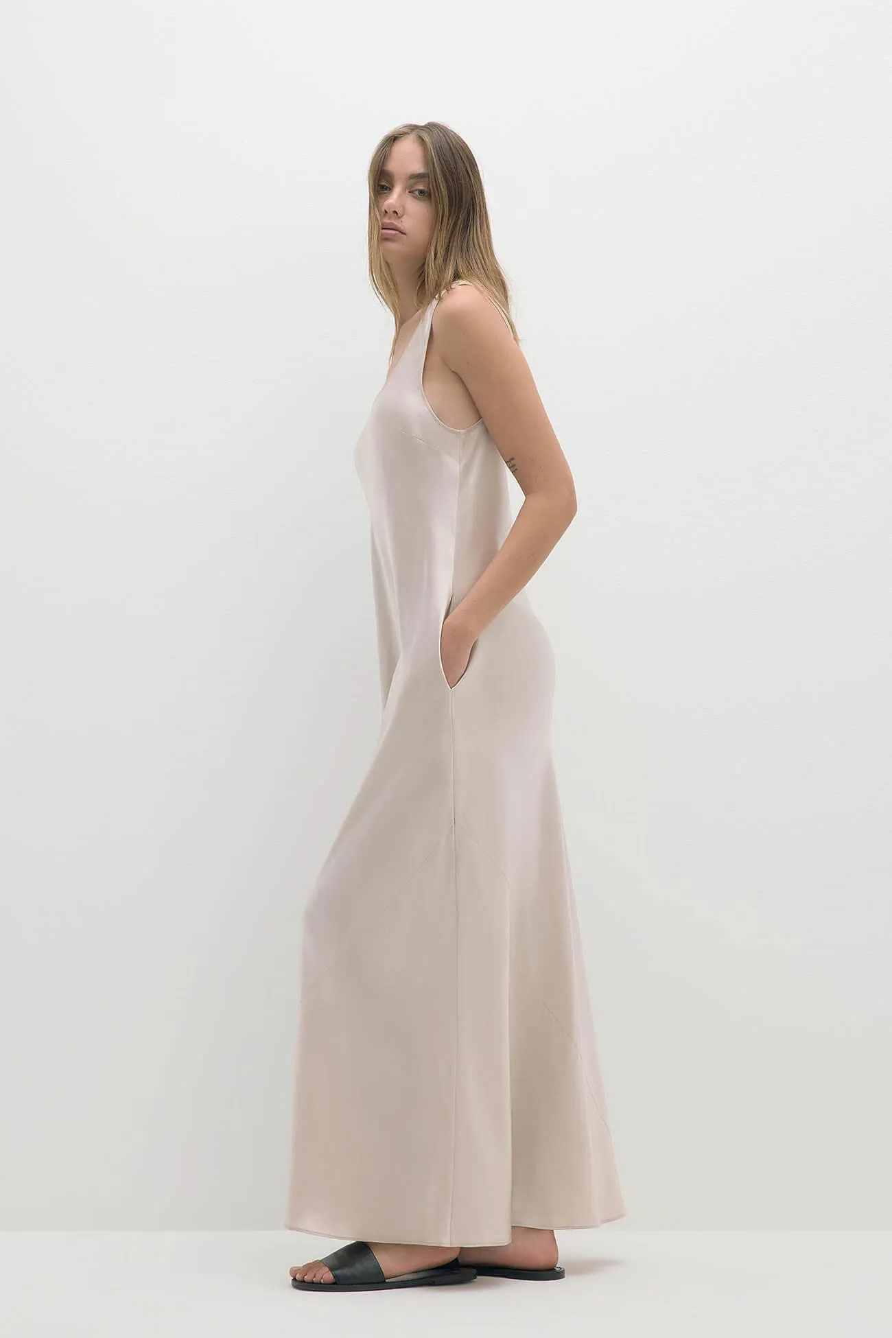 ROSALYN SILK MAXI DRESS