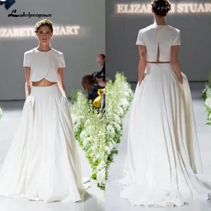 Roycebridal Beach Wedding Dresses Sexy Spaghetti Straps Backless