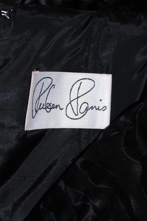 RUBEN PANIS Velvet Pattern Gown Size 2-4