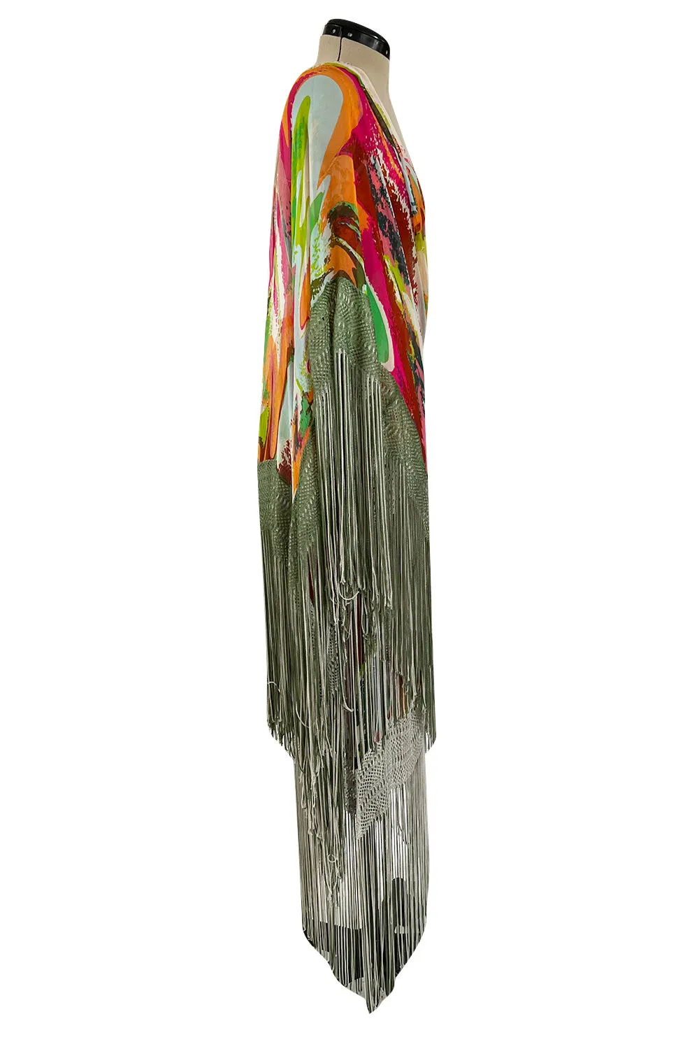 Runway Fall 2004 Missoni by Angela Missoni Multi-Way Fringe Silk Chiffon Dress