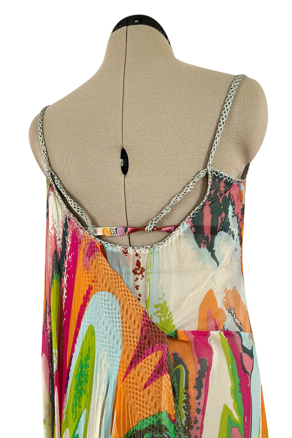 Runway Fall 2004 Missoni by Angela Missoni Multi-Way Fringe Silk Chiffon Dress