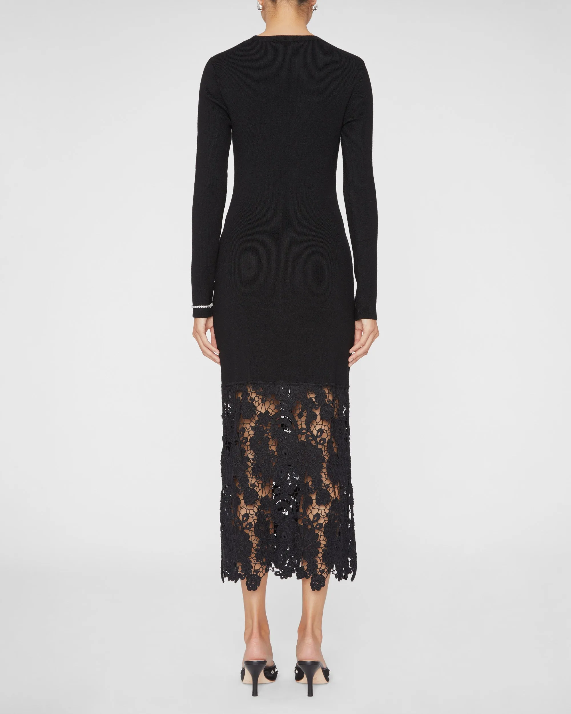 Sabine Embroidery Combo Dress