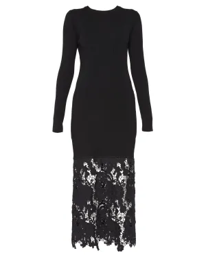 Sabine Embroidery Combo Dress