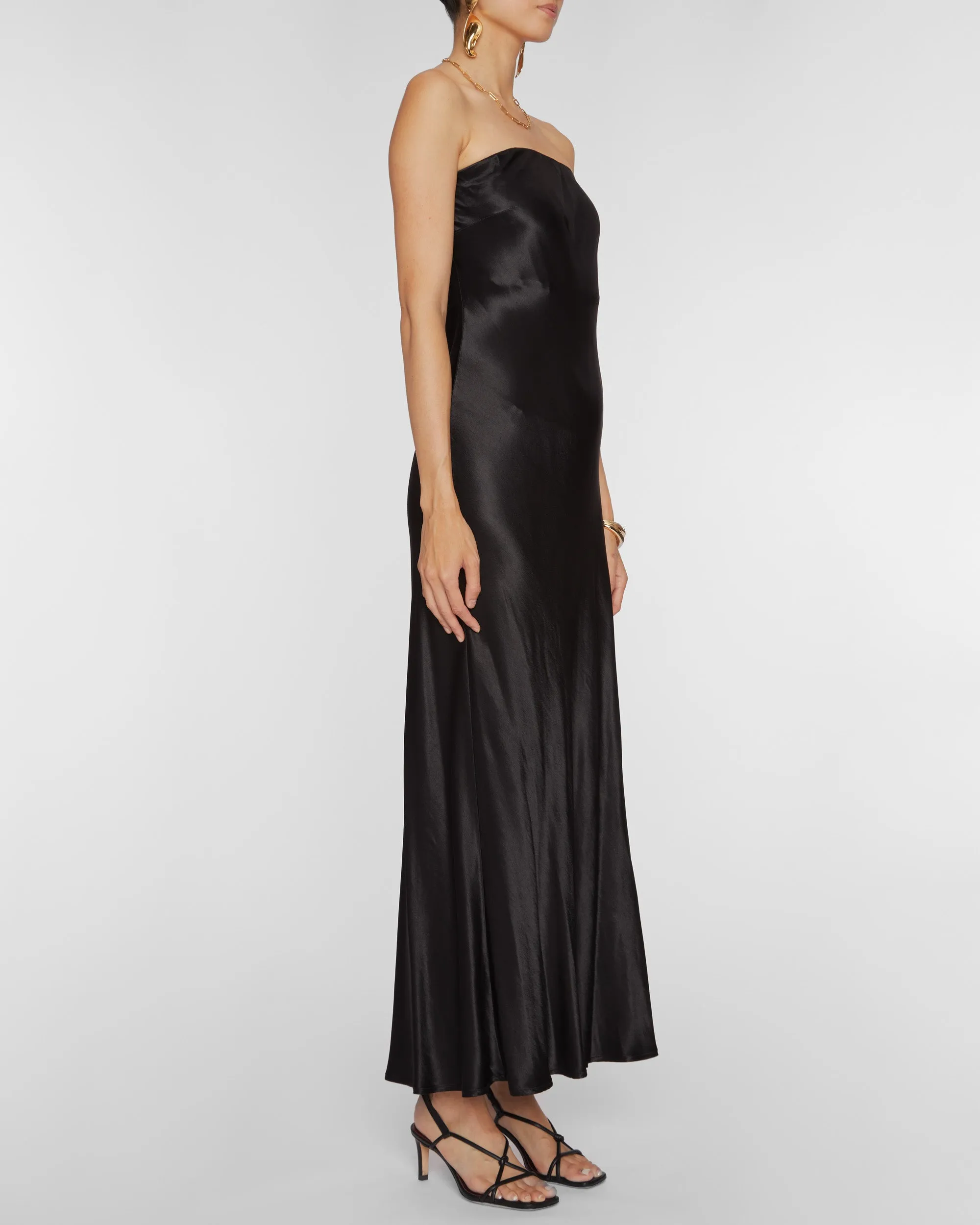 Satin Bias Dress