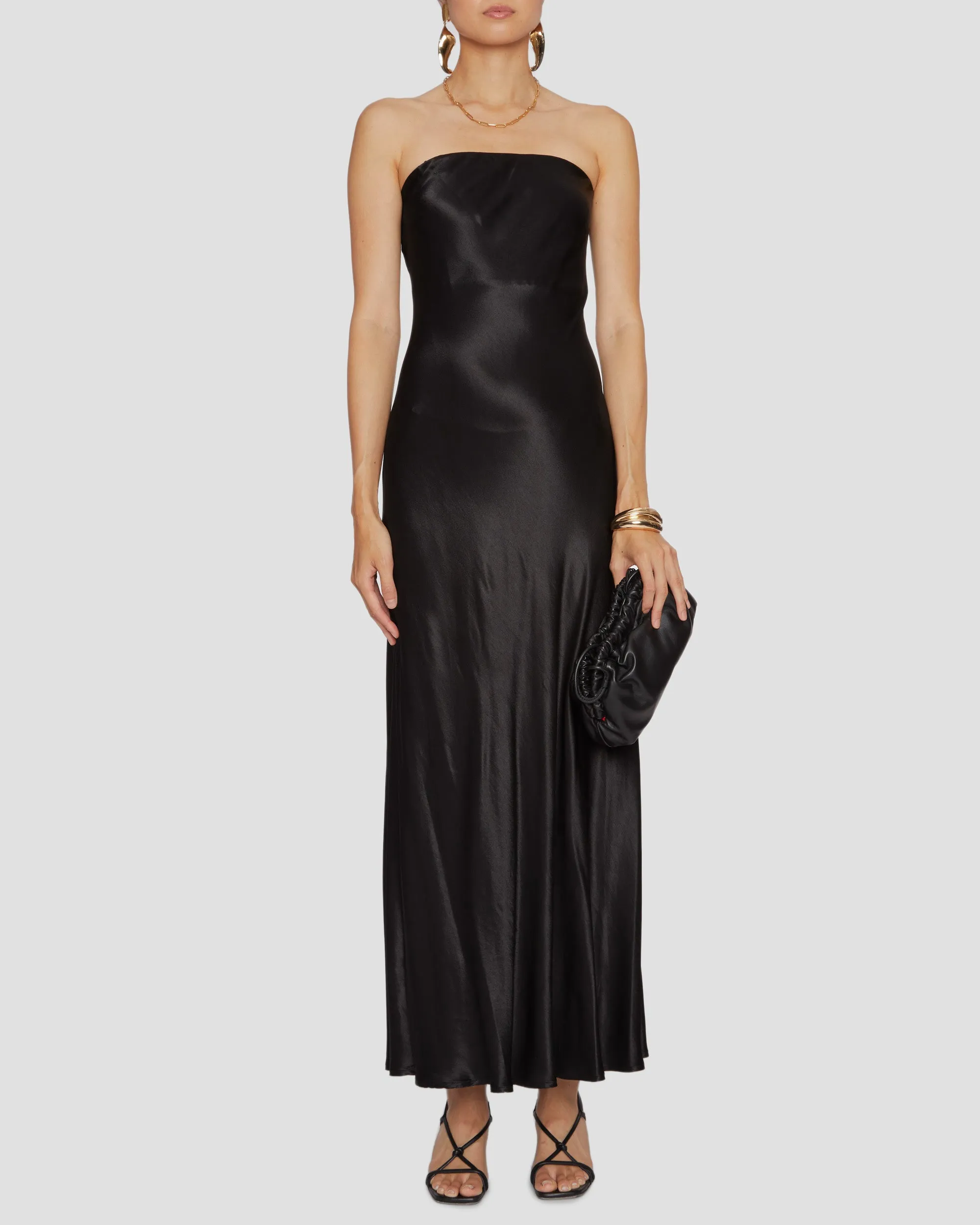 Satin Bias Dress