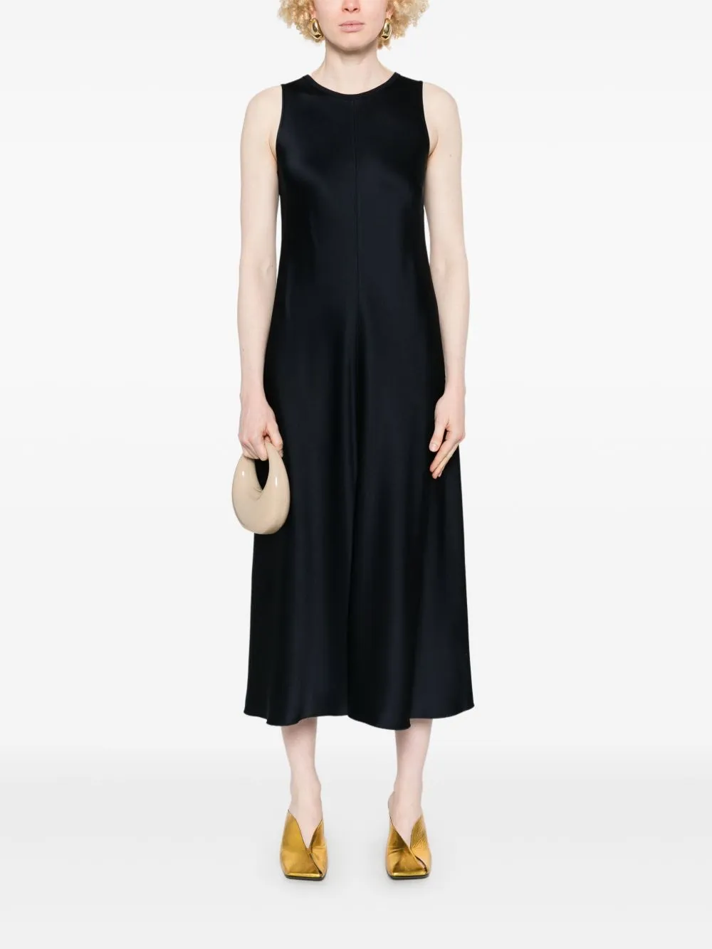 Satin long dress
