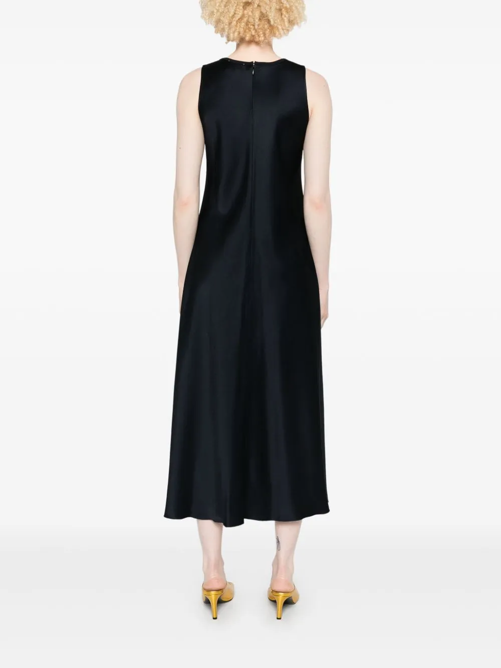 Satin long dress
