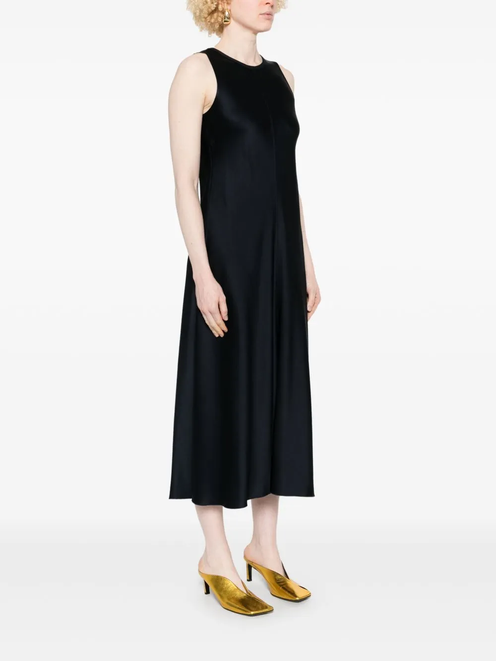 Satin long dress