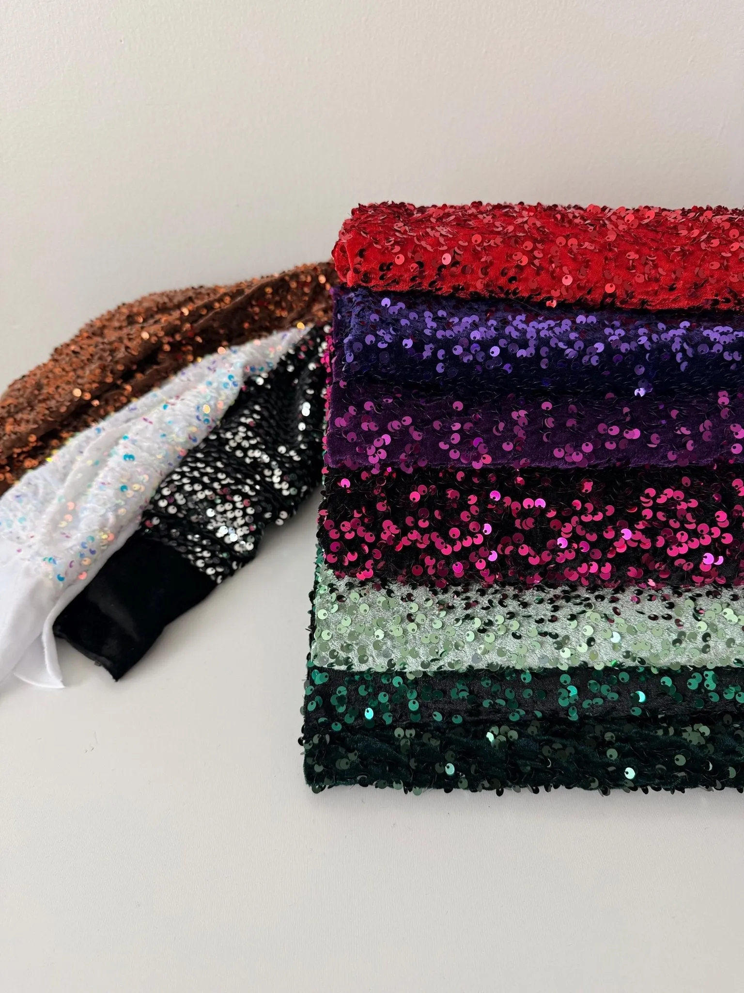 Sequin Velvet Fabric