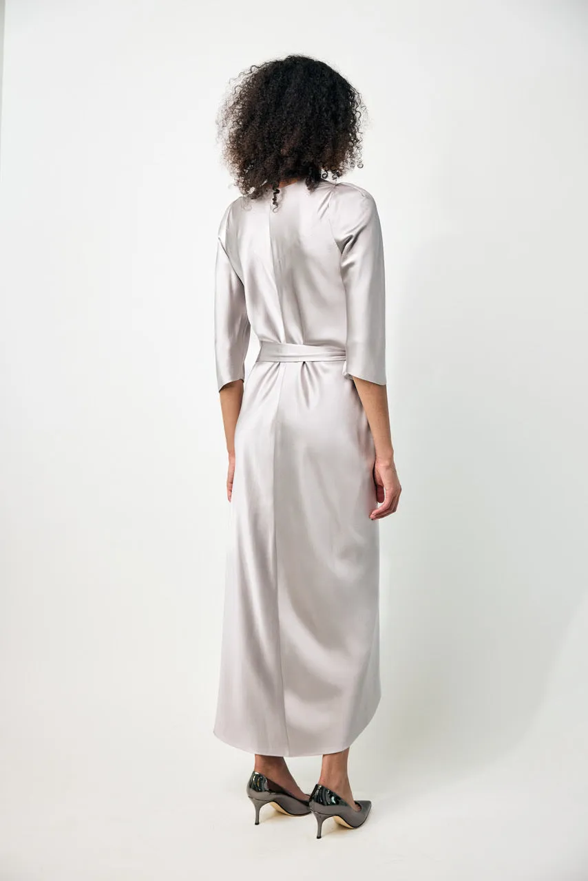 Sign 2 Layer Body Sleeve Dress
