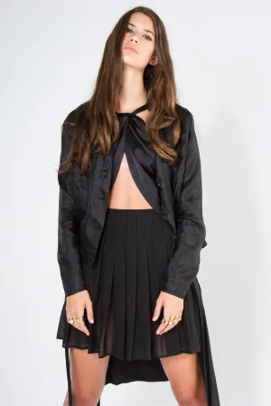 Silk Organza Denim Jacket