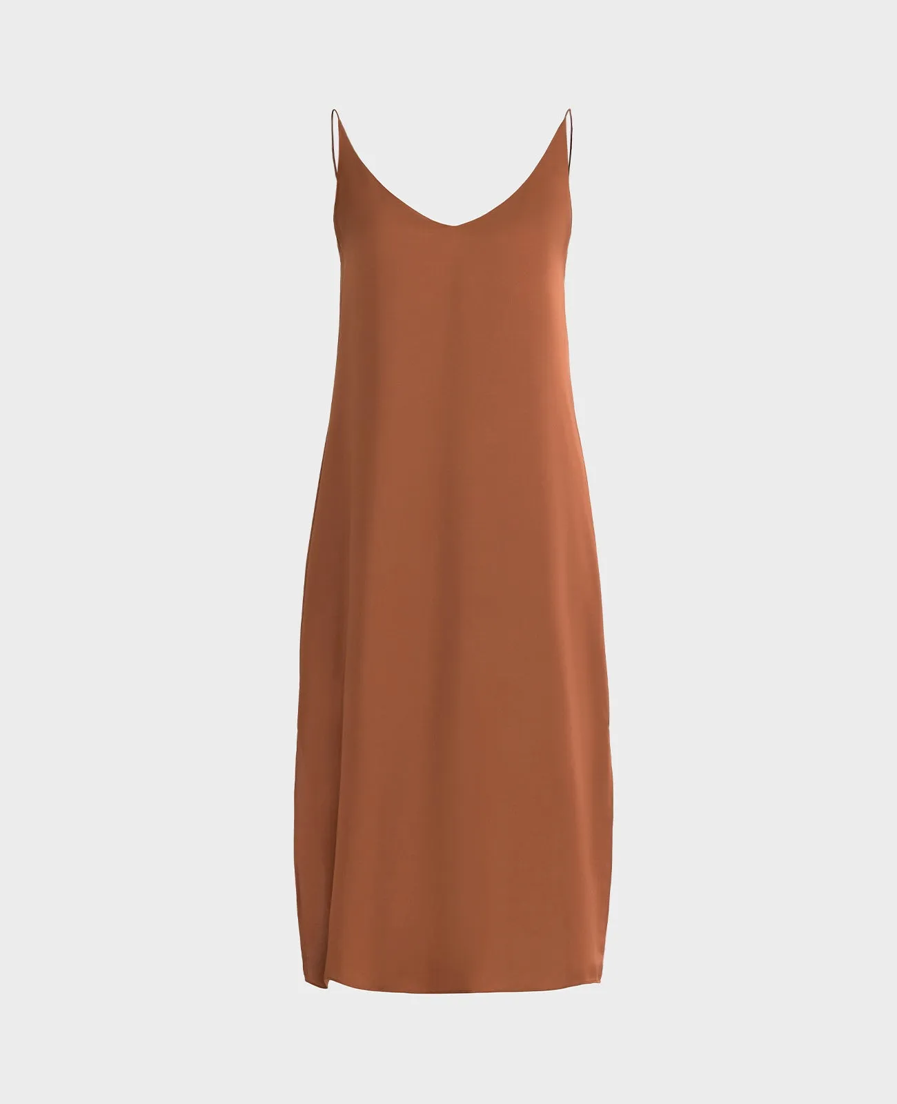 Silk Signature V Slip Dress