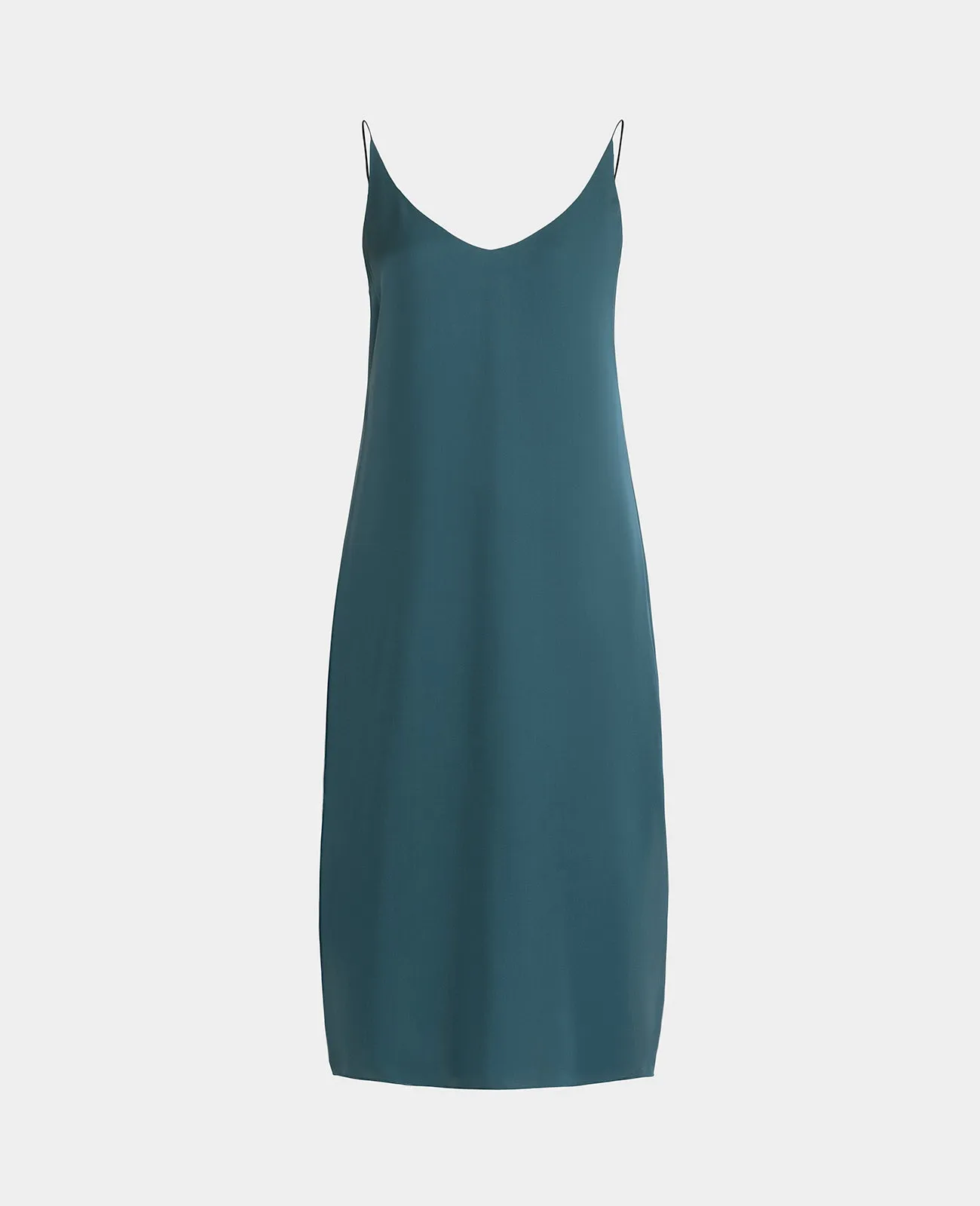 Silk Signature V Slip Dress