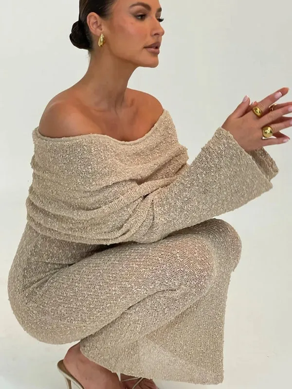 Slim Knitted Sexy See Through Dresses
