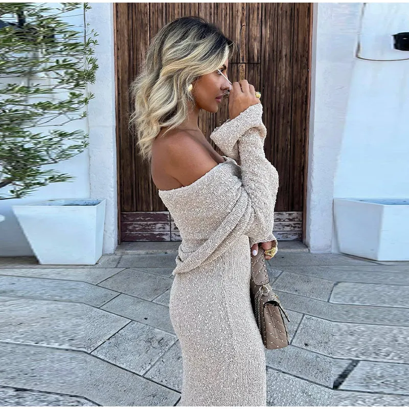 Slim Knitted Sexy See Through Dresses