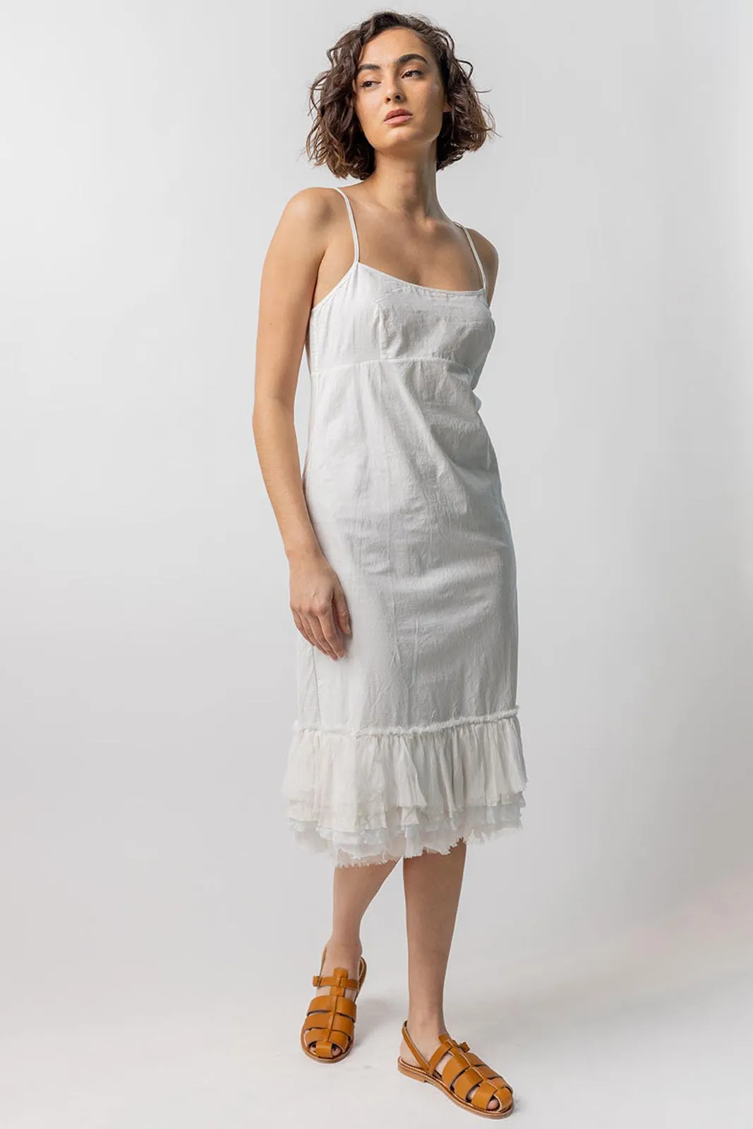 Slip with Ruffles