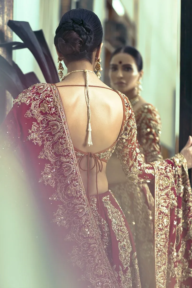 Stunning Full Flared Indian Wedding lehenga # B2065