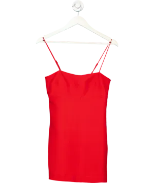 Super Real Red X Claudia Schiffer The Uta Silk Mini Dress UK XS