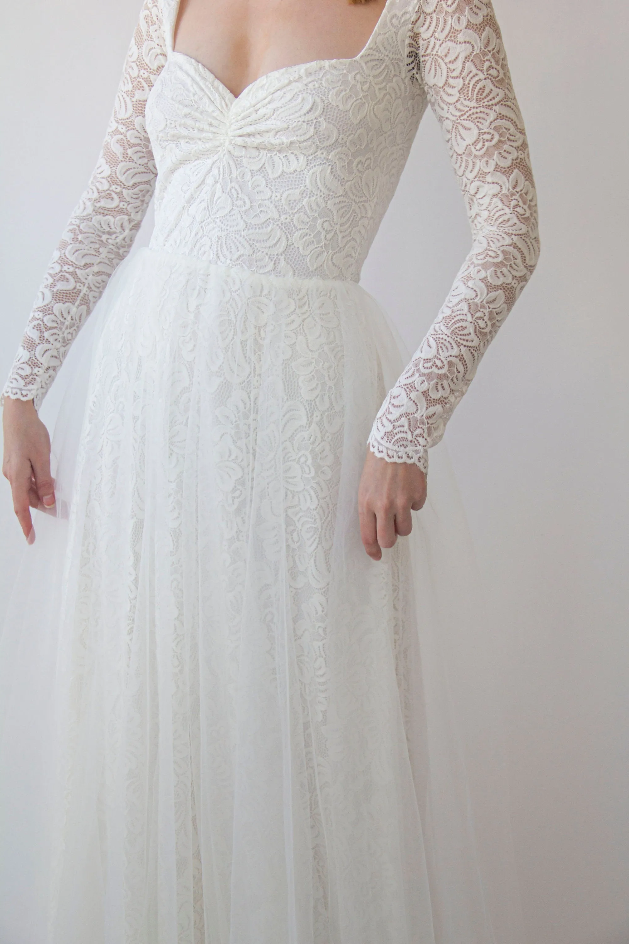 Sweetheart neckline Dress #1408