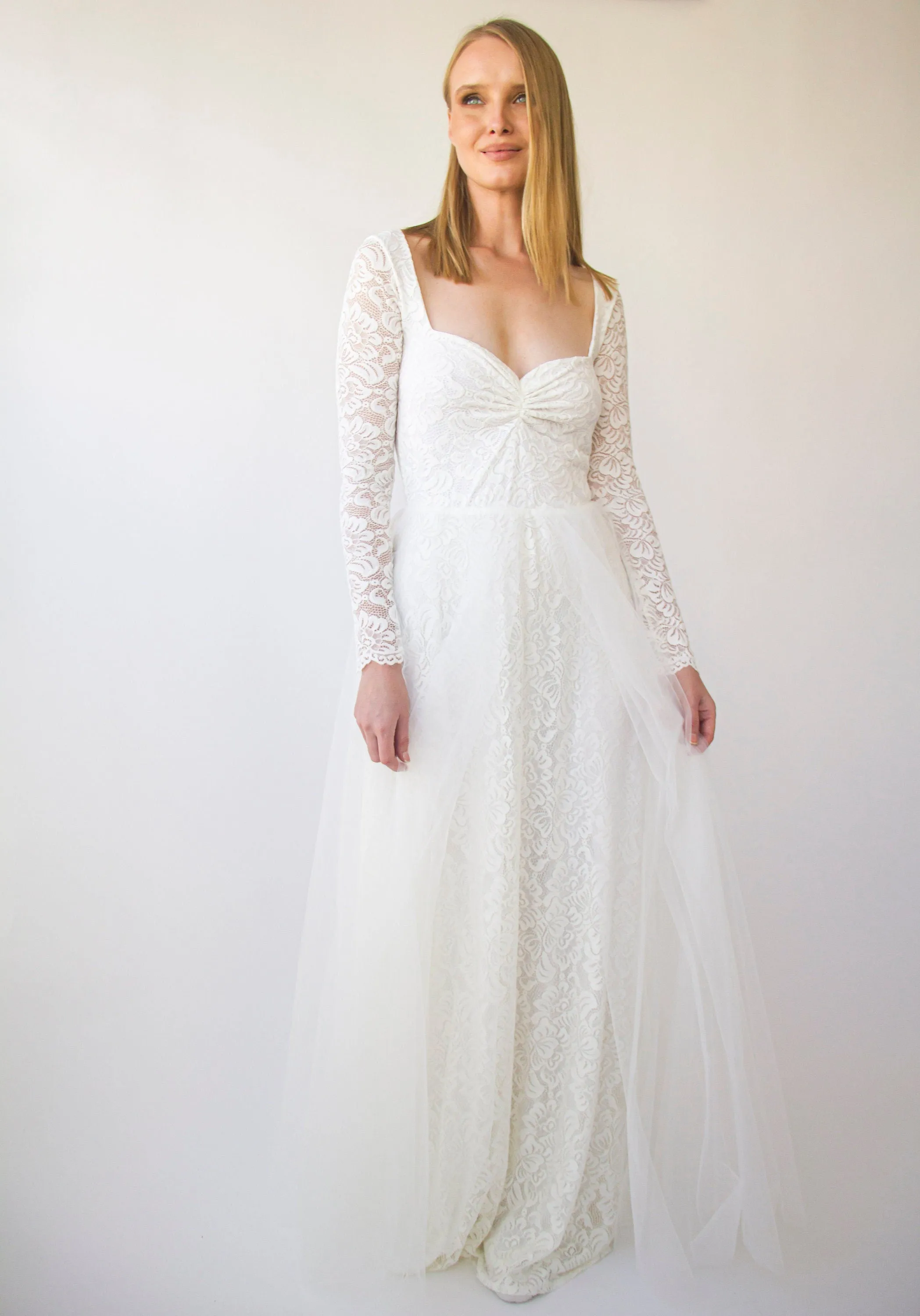 Sweetheart neckline Dress #1408