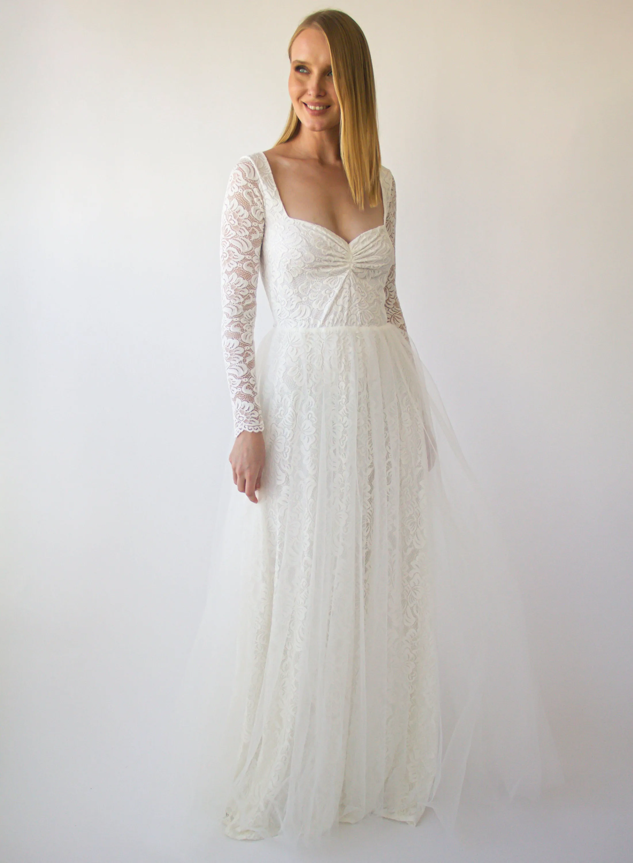 Sweetheart neckline Dress #1408