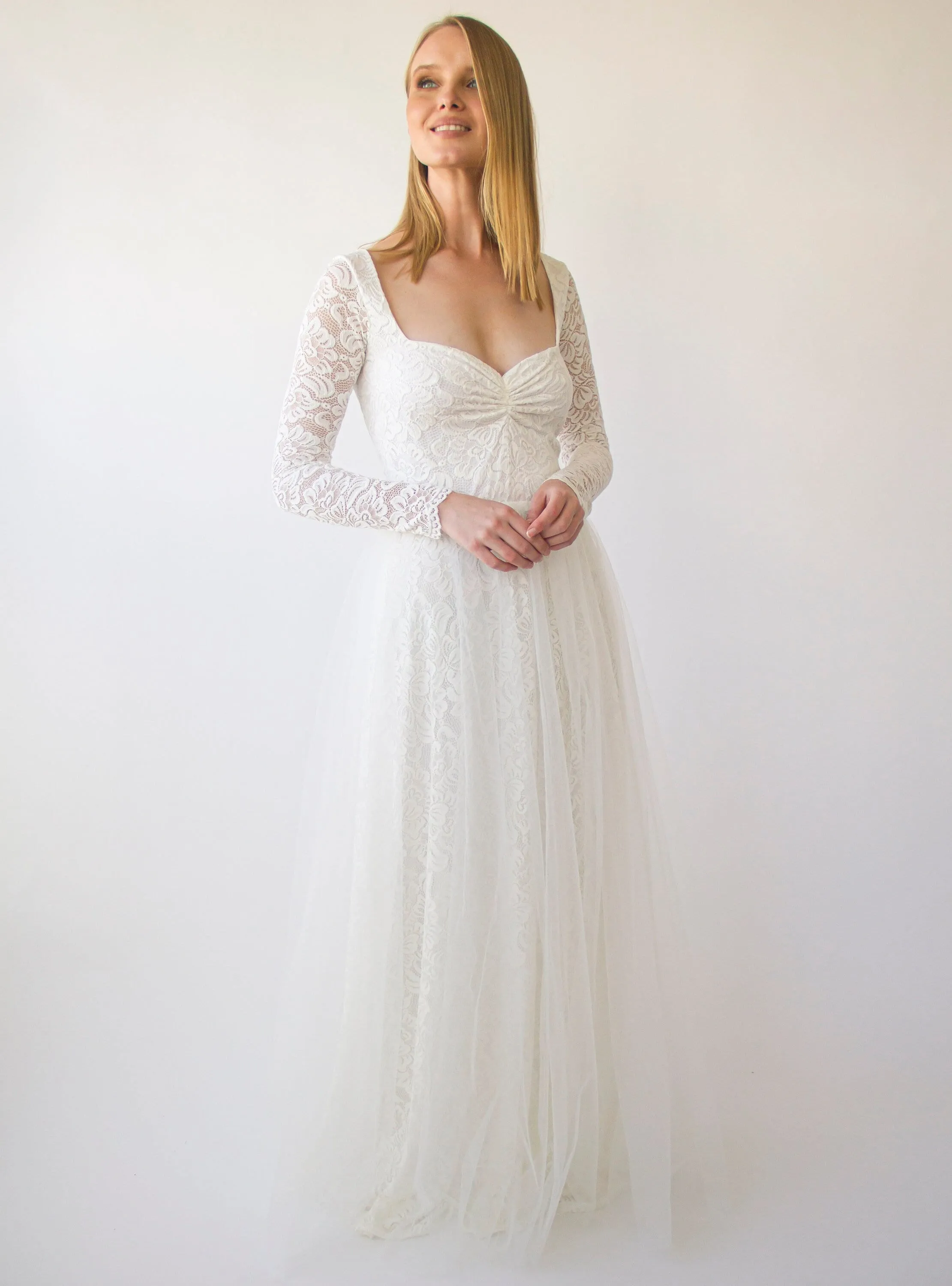 Sweetheart neckline Dress #1408