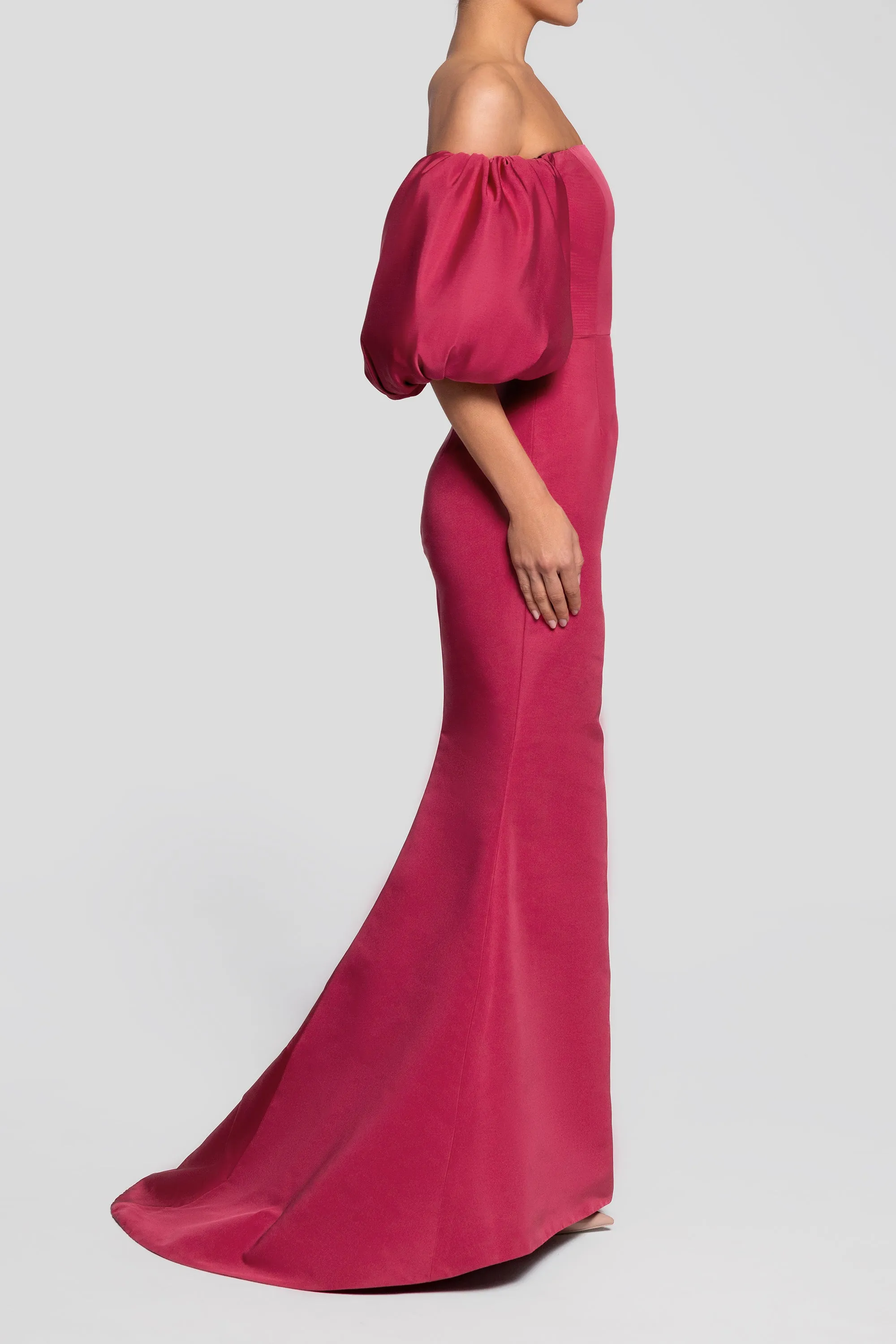 Sylvia Silk Faille Mermaid Gown