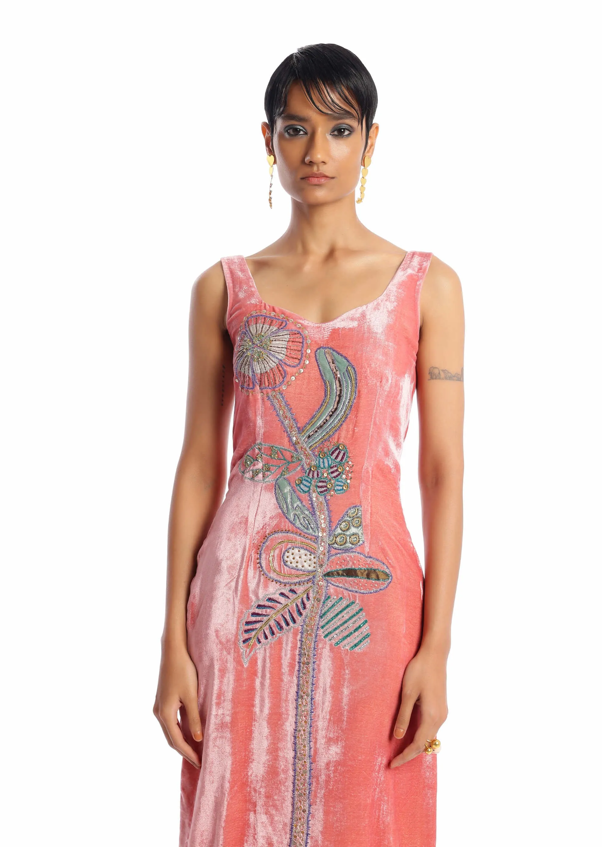 Synergy salmon gown