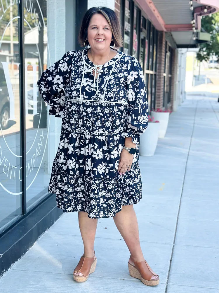 The Della Dress - Black